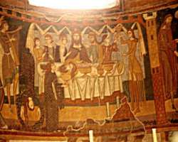 The Carolingian artisans were skilled painters, goldsmiths, and jewelers and the abbey is the finest example of their skills The Carolingian artisans were skilled painters, goldsmiths, and jewelers and the abbey is the finest example of their skills.